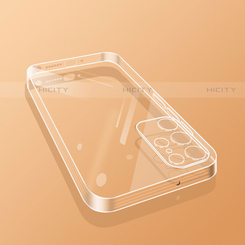 Silikon Schutzhülle Ultra Dünn Flexible Tasche Durchsichtig Transparent H07 für Samsung Galaxy S21 Ultra 5G