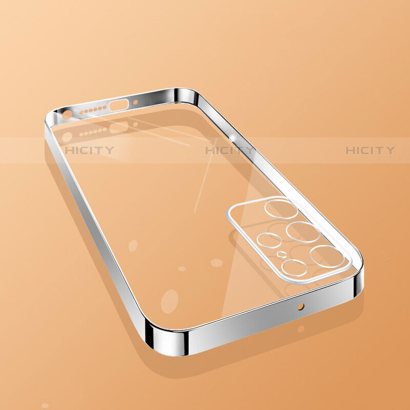 Silikon Schutzhülle Ultra Dünn Flexible Tasche Durchsichtig Transparent H07 für Samsung Galaxy S21 Ultra 5G