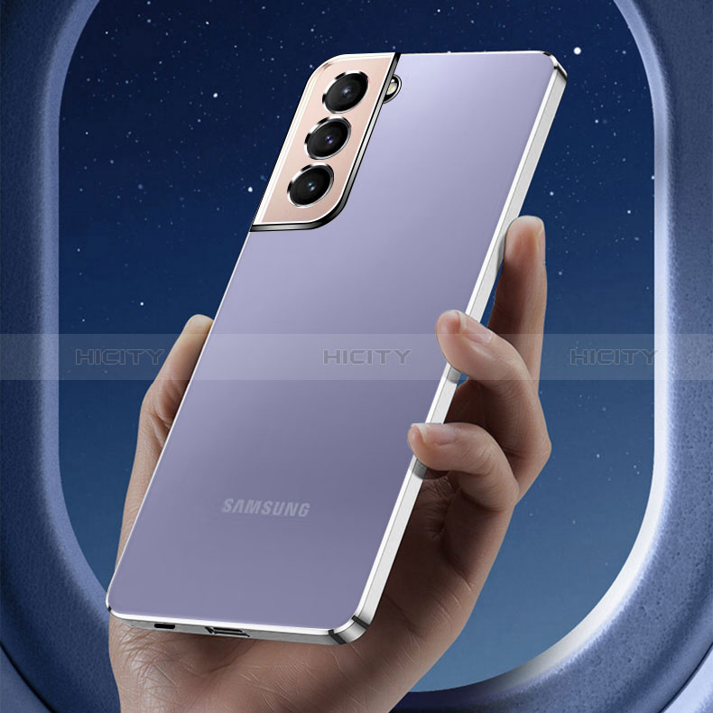 Silikon Schutzhülle Ultra Dünn Flexible Tasche Durchsichtig Transparent H07 für Samsung Galaxy S24 5G groß