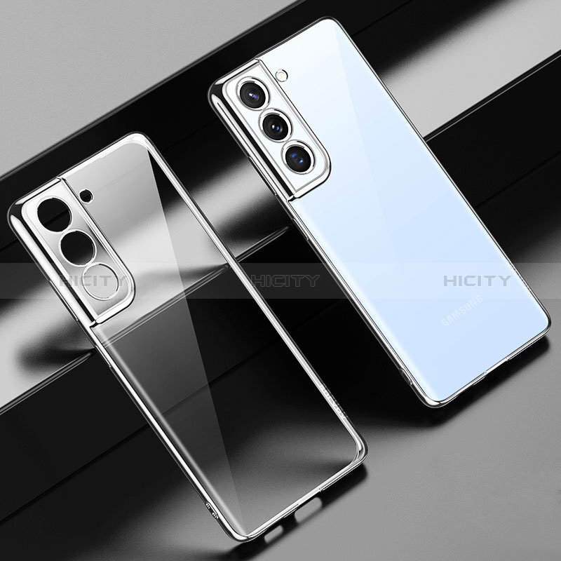 Silikon Schutzhülle Ultra Dünn Flexible Tasche Durchsichtig Transparent H08 für Samsung Galaxy S24 5G groß