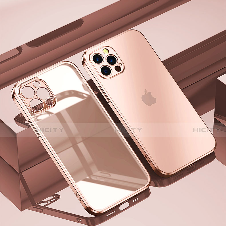 Silikon Schutzhülle Ultra Dünn Flexible Tasche Durchsichtig Transparent H11 für Apple iPhone 13 Pro Max