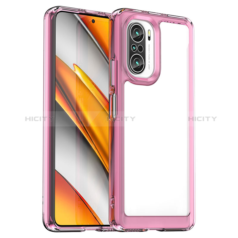 Silikon Schutzhülle Ultra Dünn Flexible Tasche Durchsichtig Transparent JS2 für Xiaomi Mi 11i 5G Rosa