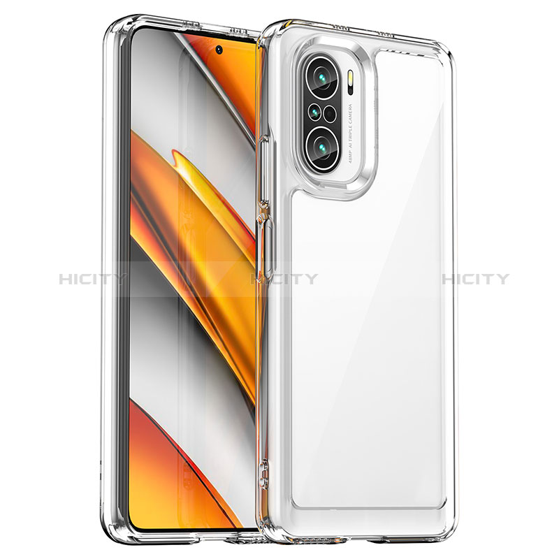 Silikon Schutzhülle Ultra Dünn Flexible Tasche Durchsichtig Transparent JS2 für Xiaomi Redmi K40 Pro 5G groß