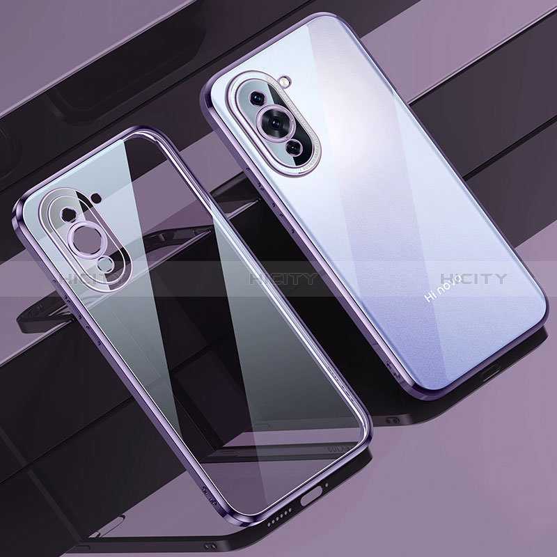 Silikon Schutzhülle Ultra Dünn Flexible Tasche Durchsichtig Transparent LD1 für Huawei Nova 10 Pro