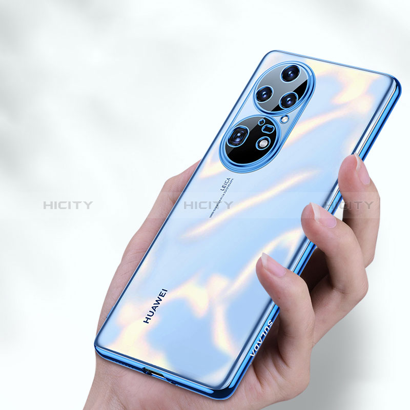 Silikon Schutzhülle Ultra Dünn Flexible Tasche Durchsichtig Transparent LD1 für Huawei P50 Pro