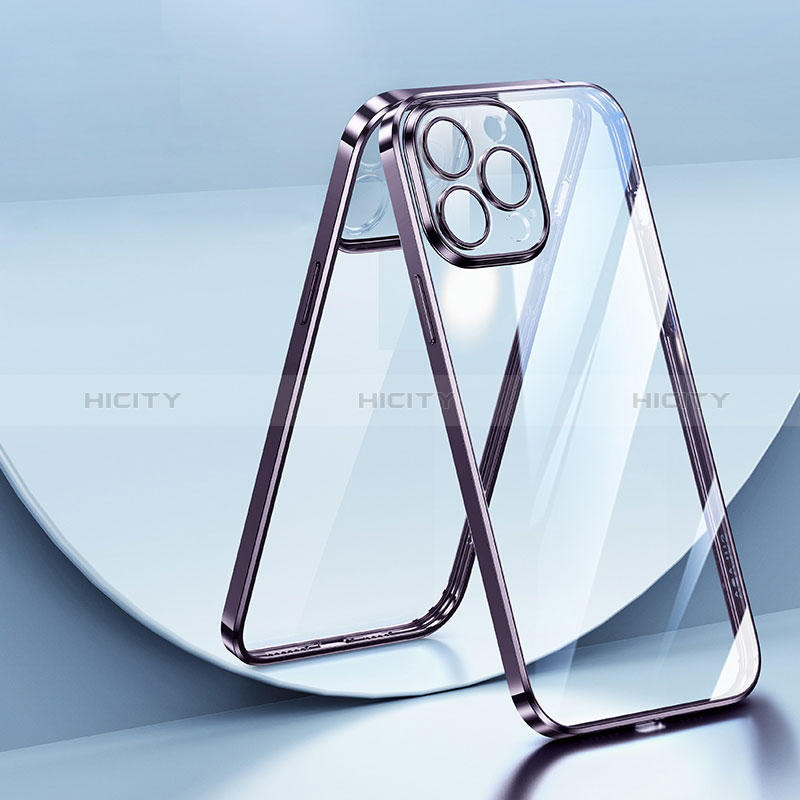 Silikon Schutzhülle Ultra Dünn Flexible Tasche Durchsichtig Transparent LD2 für Apple iPhone 13 Pro Max groß