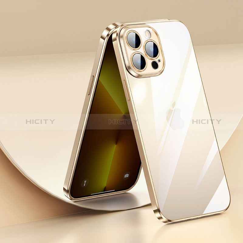 Silikon Schutzhülle Ultra Dünn Flexible Tasche Durchsichtig Transparent LD2 für Apple iPhone 13 Pro Max groß