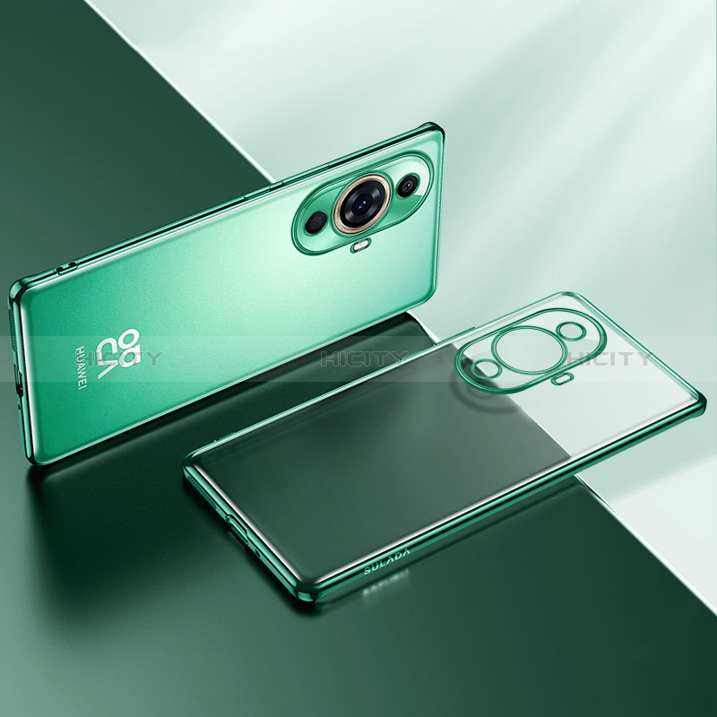 Silikon Schutzhülle Ultra Dünn Flexible Tasche Durchsichtig Transparent LD2 für Huawei Nova 11