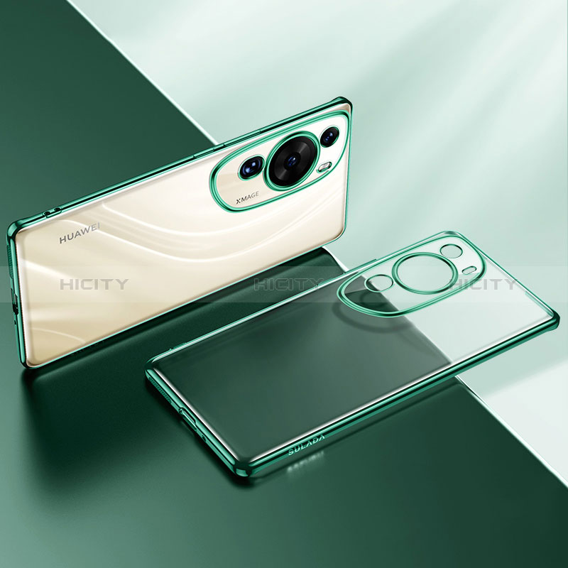 Silikon Schutzhülle Ultra Dünn Flexible Tasche Durchsichtig Transparent LD2 für Huawei P60 Art