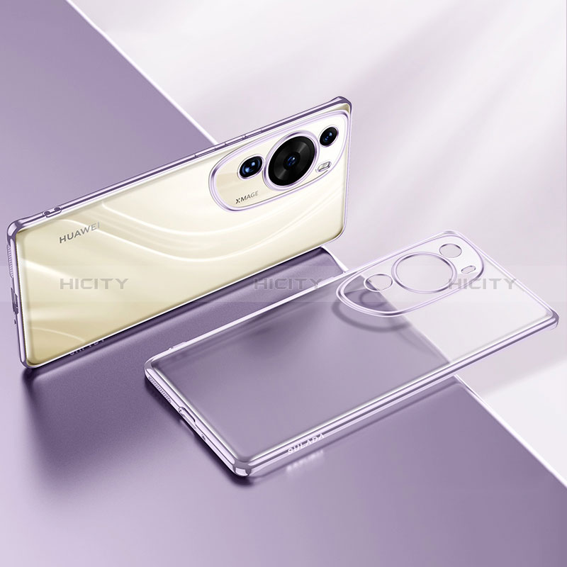 Silikon Schutzhülle Ultra Dünn Flexible Tasche Durchsichtig Transparent LD2 für Huawei P60 Art