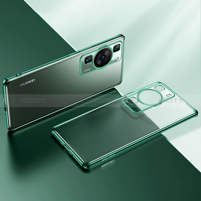 Silikon Schutzhülle Ultra Dünn Flexible Tasche Durchsichtig Transparent LD2 für Huawei P60 Pro