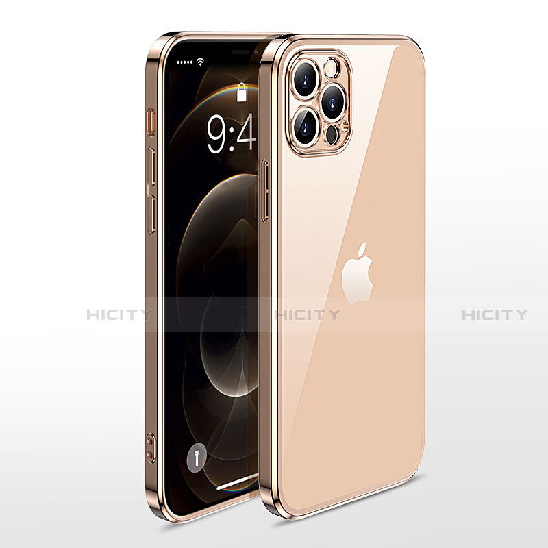 Silikon Schutzhülle Ultra Dünn Flexible Tasche Durchsichtig Transparent N01 für Apple iPhone 12 Pro