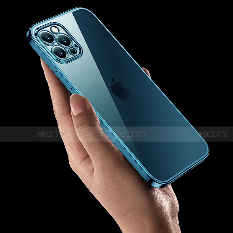 Silikon Schutzhülle Ultra Dünn Flexible Tasche Durchsichtig Transparent N01 für Apple iPhone 12 Pro