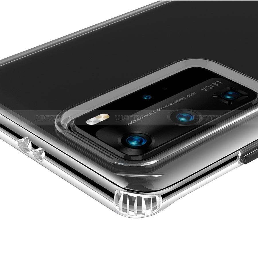 Silikon Schutzhülle Ultra Dünn Flexible Tasche Durchsichtig Transparent N01 für Huawei P40 Pro