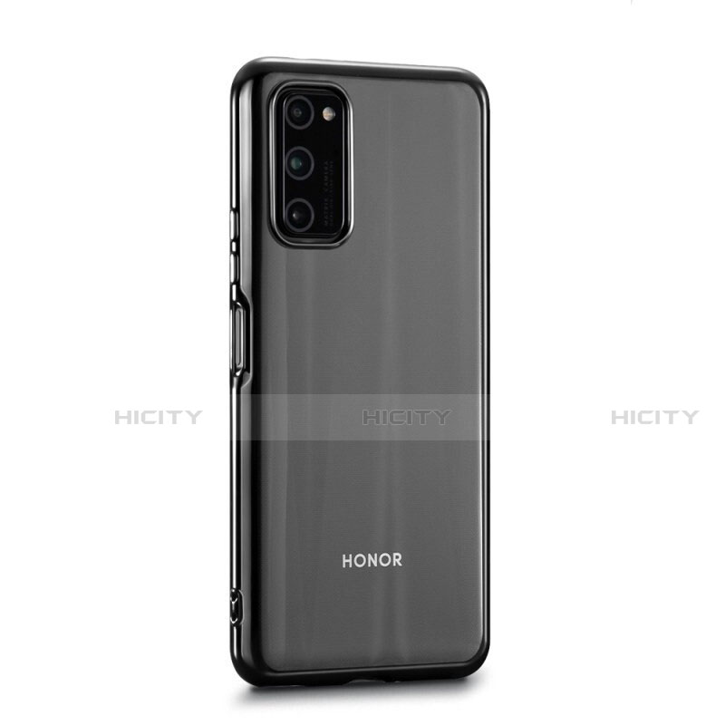 Silikon Schutzhülle Ultra Dünn Flexible Tasche Durchsichtig Transparent S01 für Huawei Honor V30 5G groß