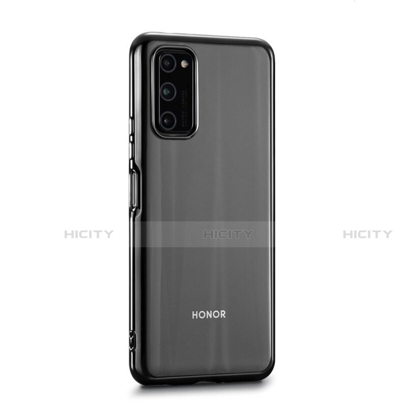 Silikon Schutzhülle Ultra Dünn Flexible Tasche Durchsichtig Transparent S01 für Huawei Honor V30 Pro 5G groß