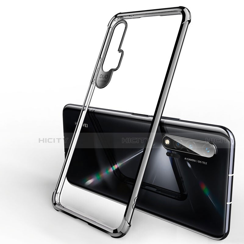 Silikon Schutzhülle Ultra Dünn Flexible Tasche Durchsichtig Transparent S01 für Huawei Nova 6 groß