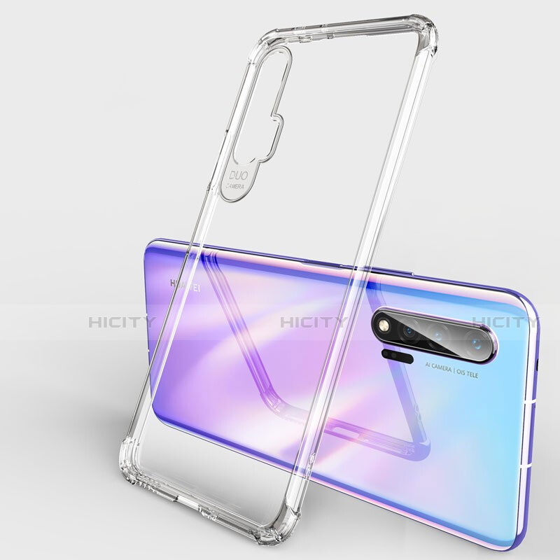 Silikon Schutzhülle Ultra Dünn Flexible Tasche Durchsichtig Transparent S01 für Huawei Nova 6 5G