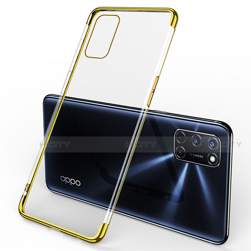 Silikon Schutzhülle Ultra Dünn Flexible Tasche Durchsichtig Transparent S01 für Oppo A52