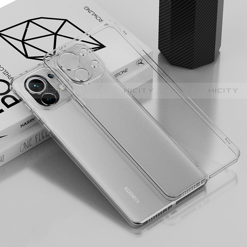 Silikon Schutzhülle Ultra Dünn Flexible Tasche Durchsichtig Transparent S01 für Xiaomi Mi 11 5G Klar