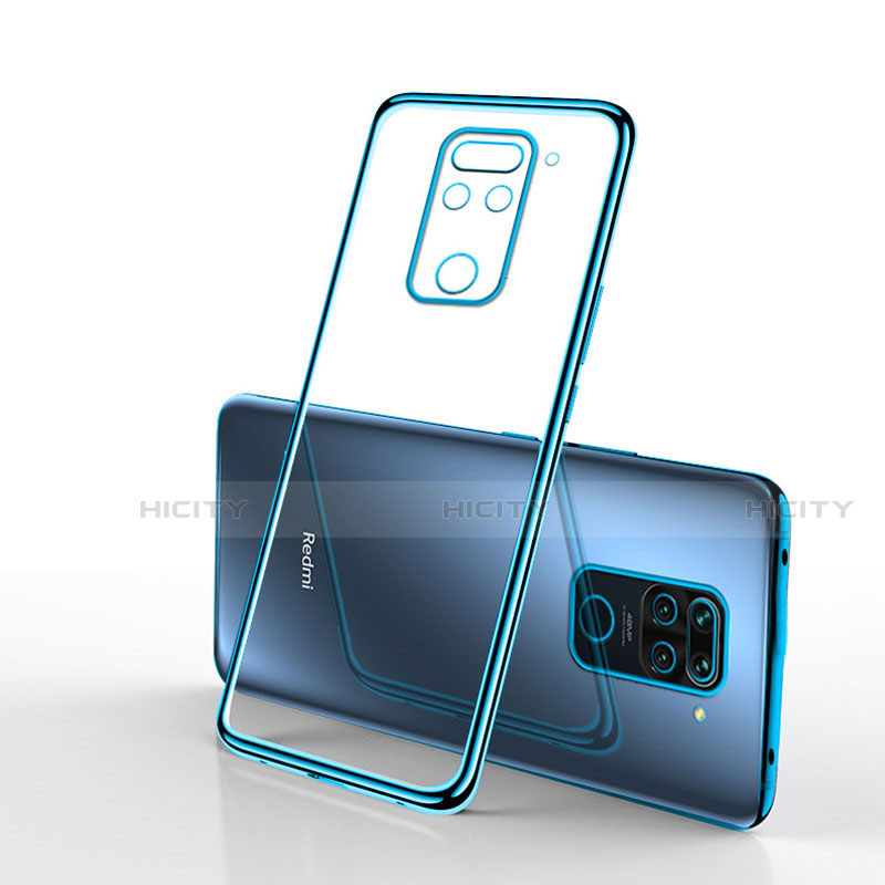 Silikon Schutzhülle Ultra Dünn Flexible Tasche Durchsichtig Transparent S01 für Xiaomi Redmi 10X 4G Blau Plus