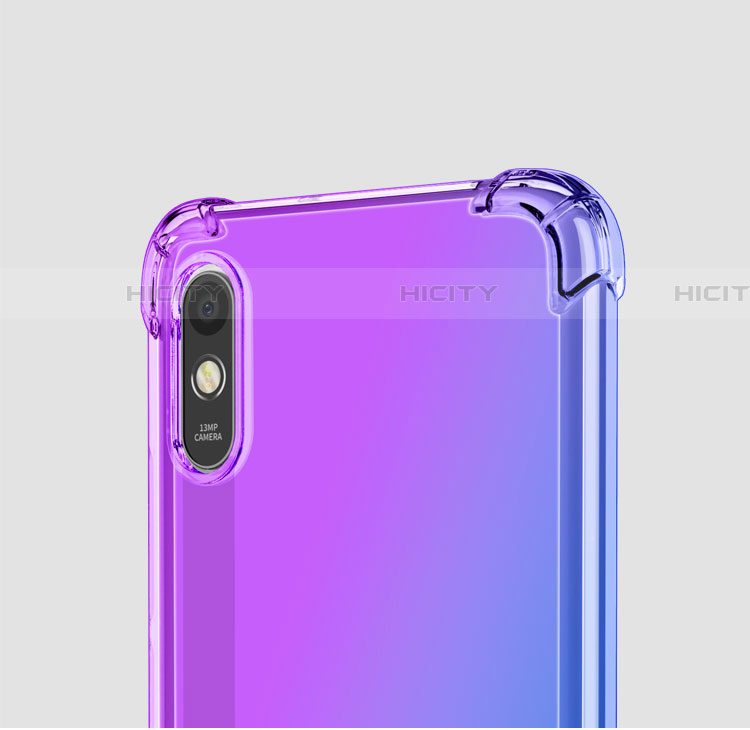 Silikon Schutzhülle Ultra Dünn Flexible Tasche Durchsichtig Transparent S01 für Xiaomi Redmi 9A