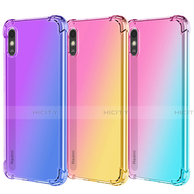 Silikon Schutzhülle Ultra Dünn Flexible Tasche Durchsichtig Transparent S01 für Xiaomi Redmi 9i