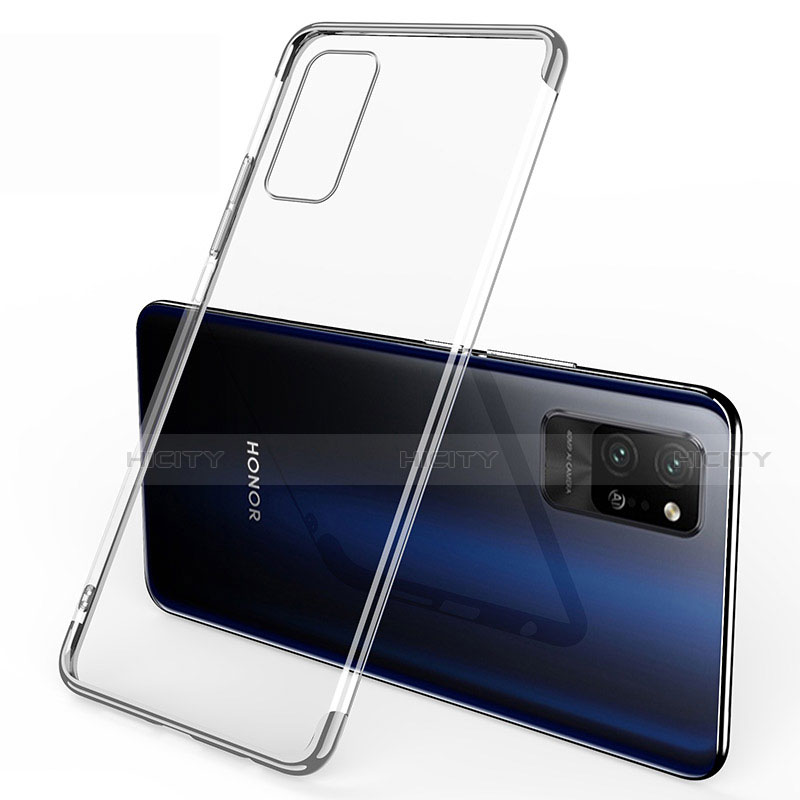 Silikon Schutzhülle Ultra Dünn Flexible Tasche Durchsichtig Transparent S02 für Huawei Honor Play4 Pro 5G