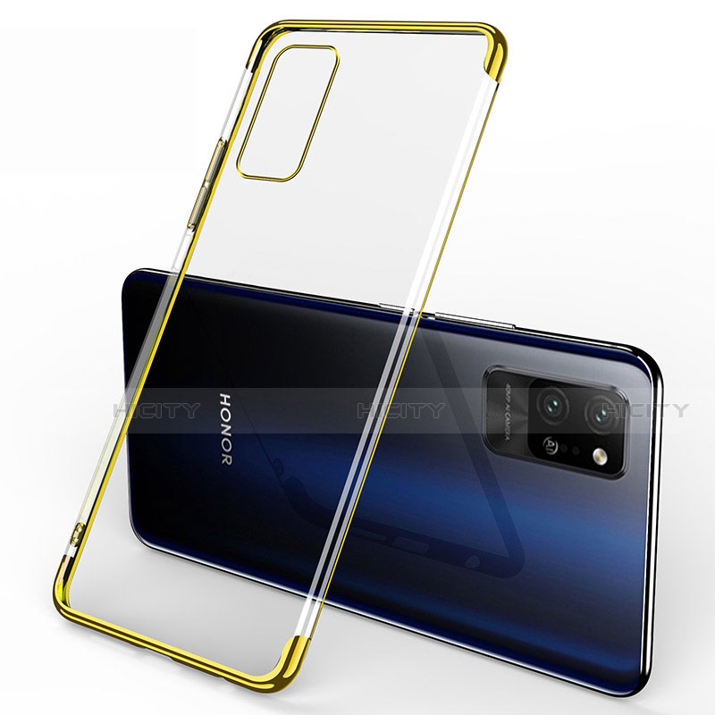 Silikon Schutzhülle Ultra Dünn Flexible Tasche Durchsichtig Transparent S02 für Huawei Honor Play4 Pro 5G