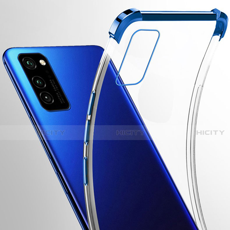 Silikon Schutzhülle Ultra Dünn Flexible Tasche Durchsichtig Transparent S02 für Huawei Honor V30 5G