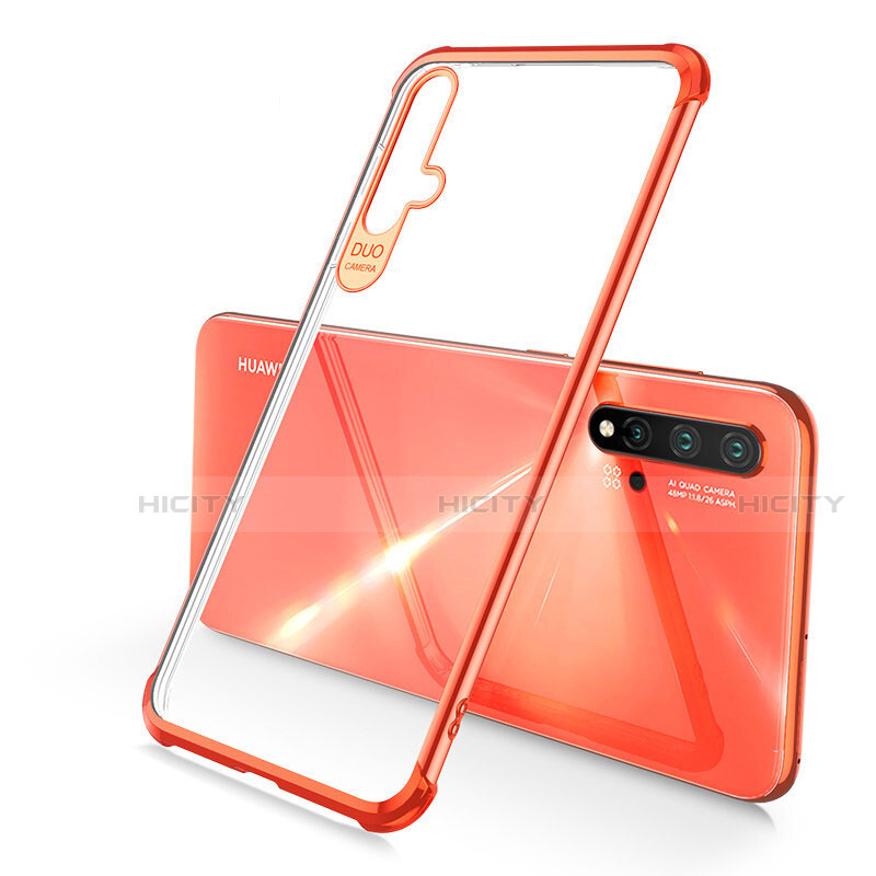 Silikon Schutzhülle Ultra Dünn Flexible Tasche Durchsichtig Transparent S02 für Huawei Nova 5 groß