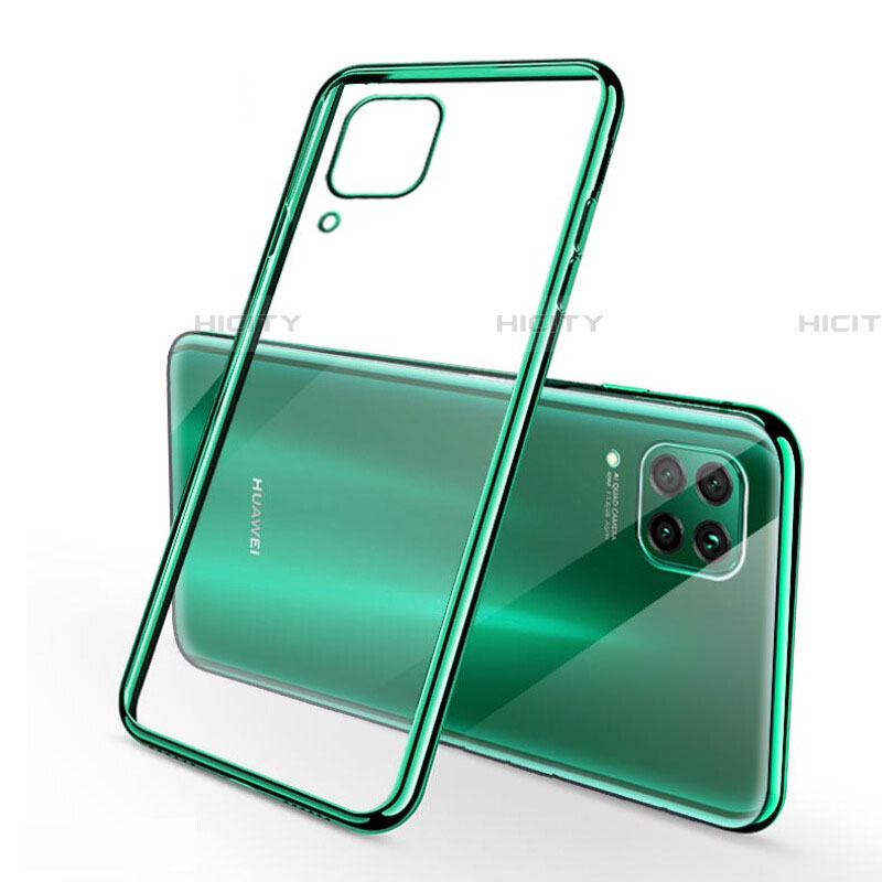 Silikon Schutzhülle Ultra Dünn Flexible Tasche Durchsichtig Transparent S02 für Huawei P40 Lite groß