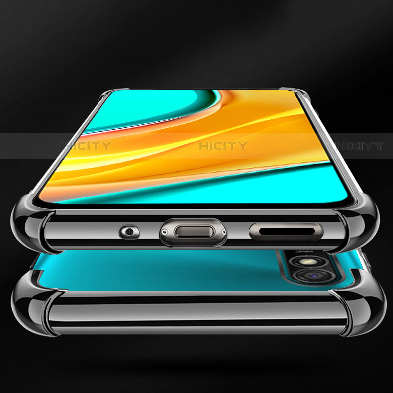 Silikon Schutzhülle Ultra Dünn Flexible Tasche Durchsichtig Transparent S02 für Xiaomi Redmi 9A groß