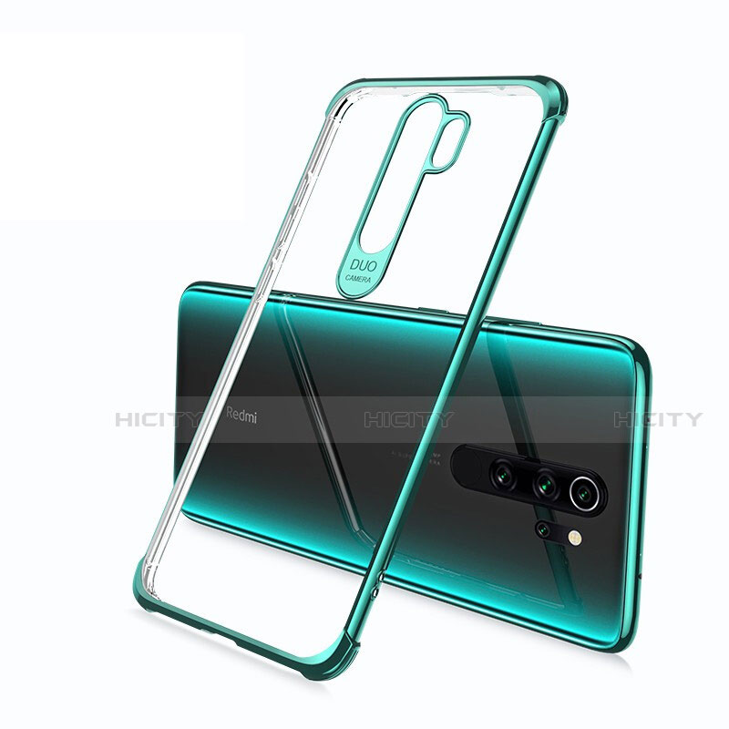 Silikon Schutzhülle Ultra Dünn Flexible Tasche Durchsichtig Transparent S02 für Xiaomi Redmi Note 8 Pro groß