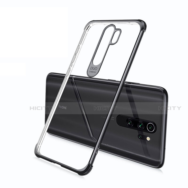 Silikon Schutzhülle Ultra Dünn Flexible Tasche Durchsichtig Transparent S02 für Xiaomi Redmi Note 8 Pro groß