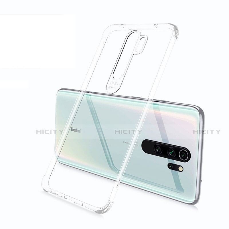 Silikon Schutzhülle Ultra Dünn Flexible Tasche Durchsichtig Transparent S02 für Xiaomi Redmi Note 8 Pro groß