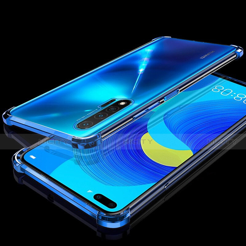 Silikon Schutzhülle Ultra Dünn Flexible Tasche Durchsichtig Transparent S03 für Huawei Nova 6