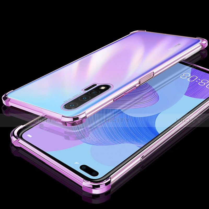 Silikon Schutzhülle Ultra Dünn Flexible Tasche Durchsichtig Transparent S03 für Huawei Nova 6 groß