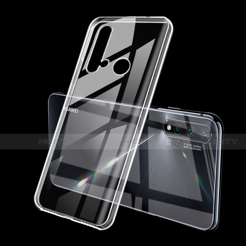 Silikon Schutzhülle Ultra Dünn Flexible Tasche Durchsichtig Transparent S03 für Huawei P20 Lite (2019)