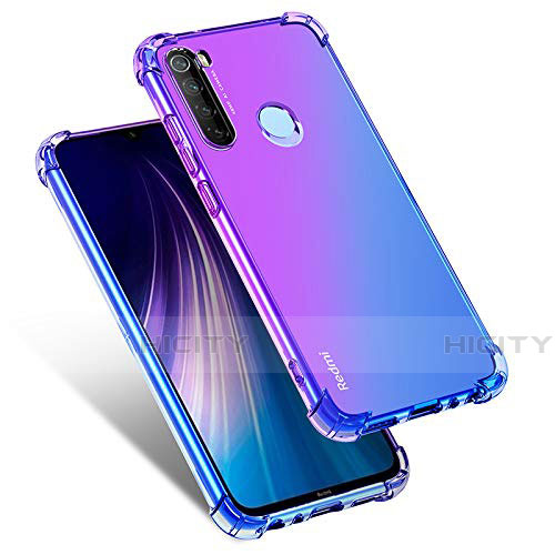 Silikon Schutzhülle Ultra Dünn Flexible Tasche Durchsichtig Transparent S03 für Xiaomi Redmi Note 8 (2021) groß