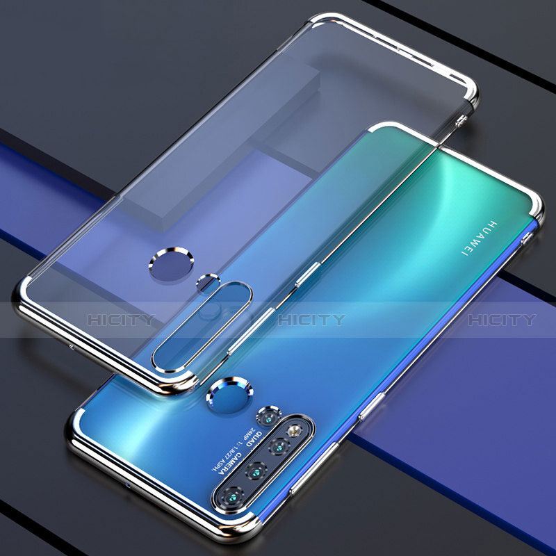 Silikon Schutzhülle Ultra Dünn Flexible Tasche Durchsichtig Transparent S04 für Huawei Nova 5i