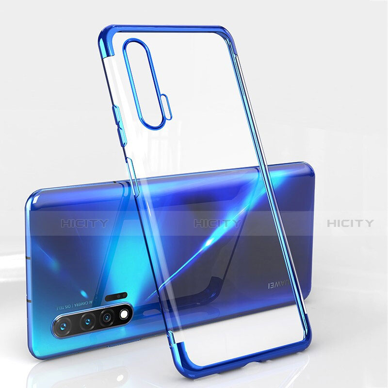 Silikon Schutzhülle Ultra Dünn Flexible Tasche Durchsichtig Transparent S04 für Huawei Nova 6 groß