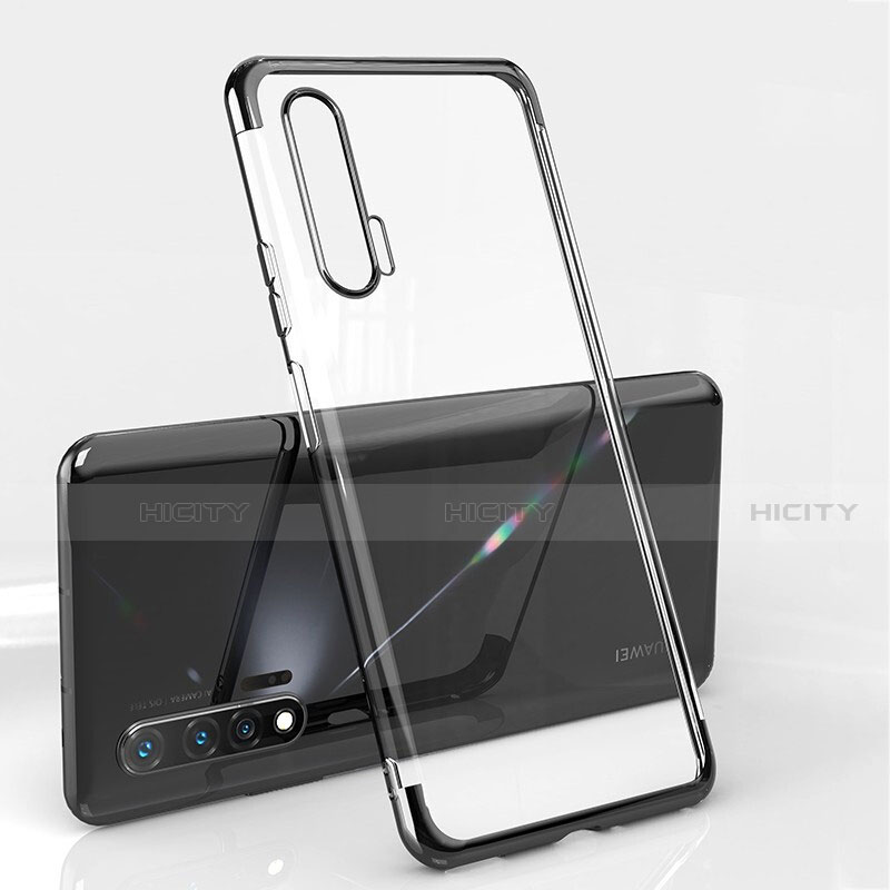Silikon Schutzhülle Ultra Dünn Flexible Tasche Durchsichtig Transparent S04 für Huawei Nova 6