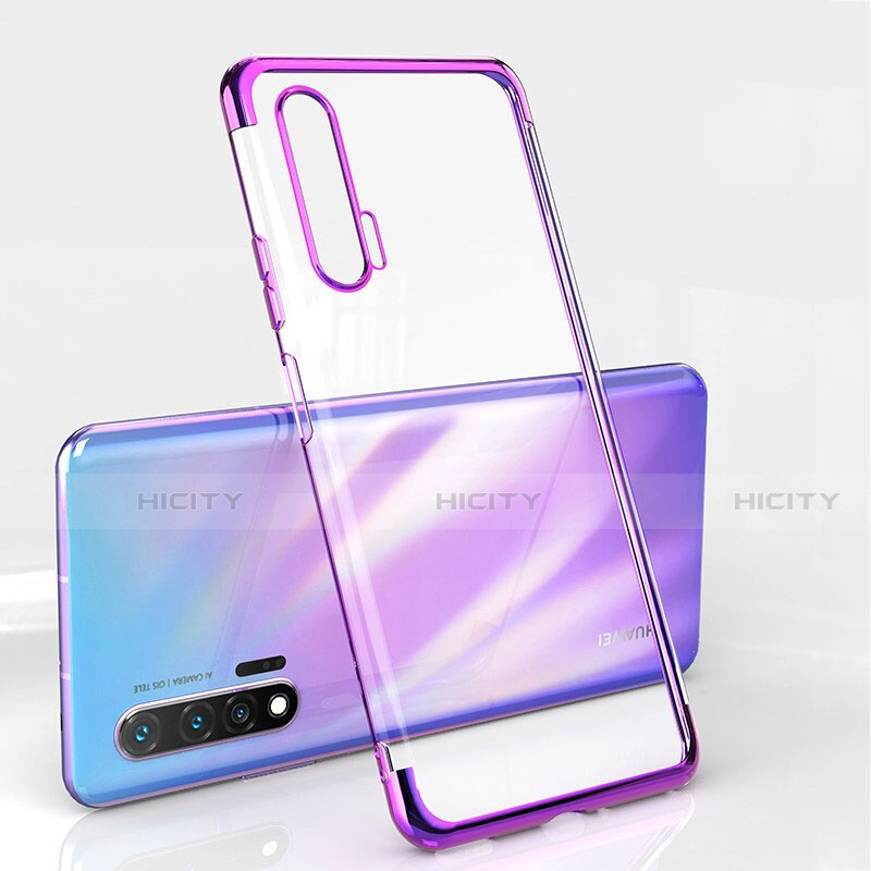 Silikon Schutzhülle Ultra Dünn Flexible Tasche Durchsichtig Transparent S04 für Huawei Nova 6 5G