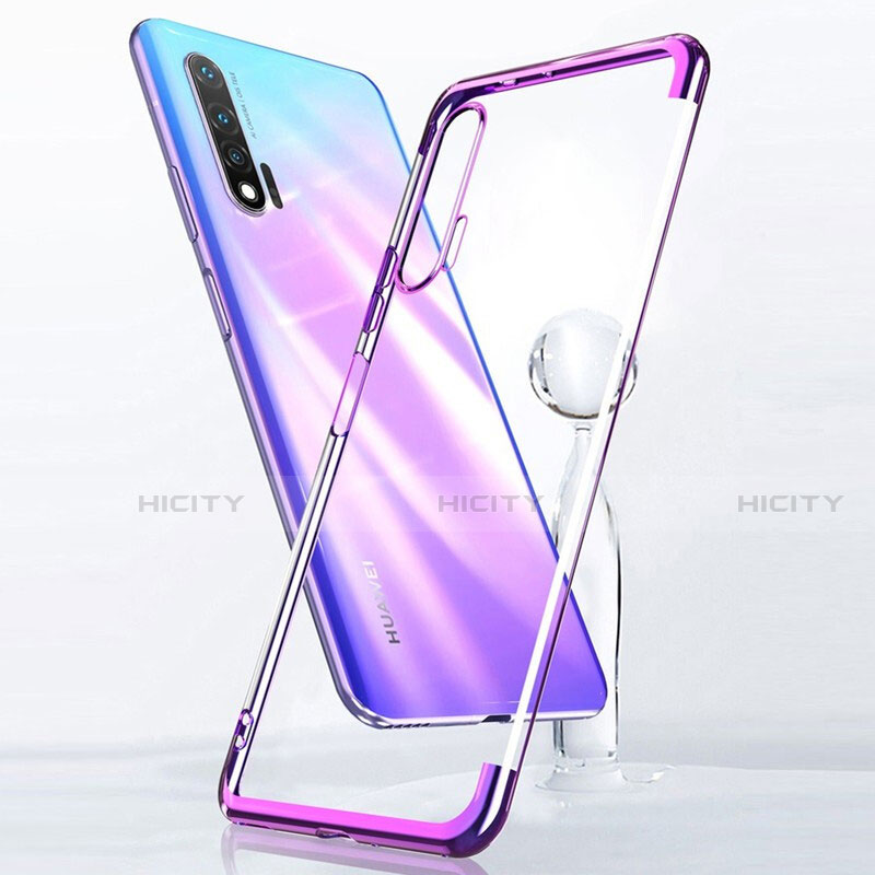 Silikon Schutzhülle Ultra Dünn Flexible Tasche Durchsichtig Transparent S04 für Huawei Nova 6 5G