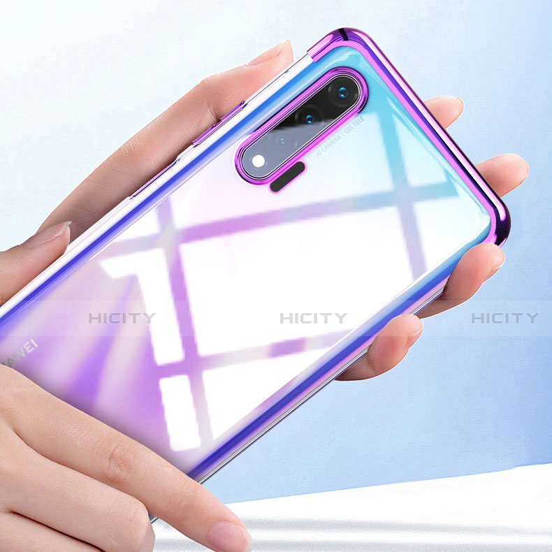 Silikon Schutzhülle Ultra Dünn Flexible Tasche Durchsichtig Transparent S04 für Huawei Nova 6 5G