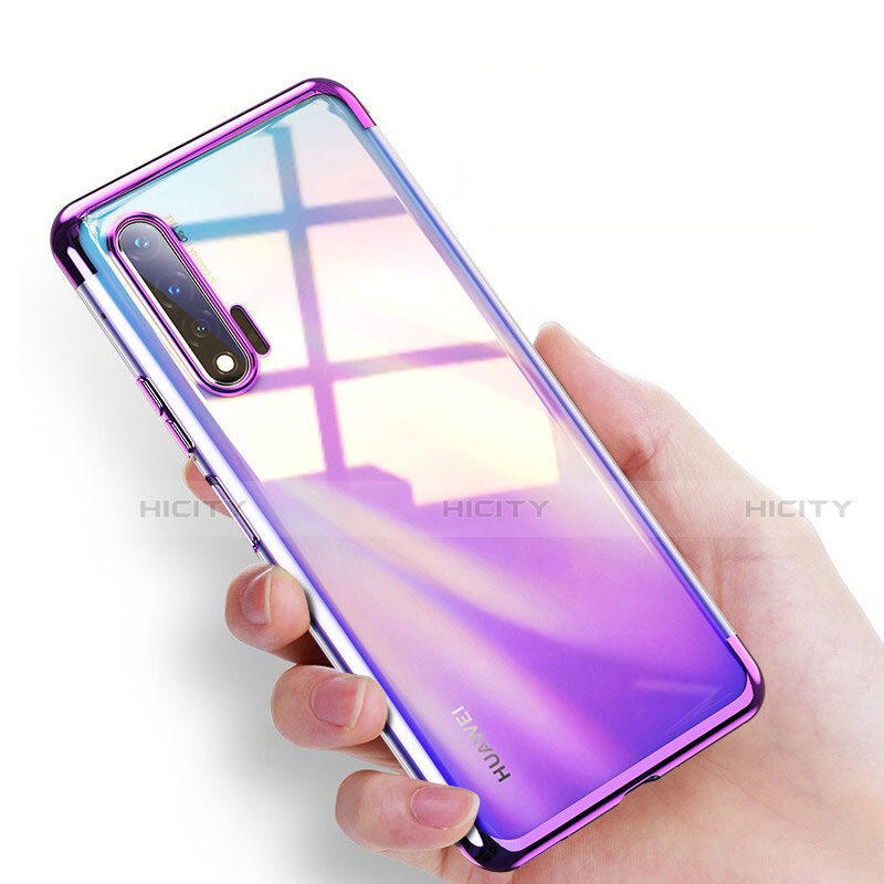 Silikon Schutzhülle Ultra Dünn Flexible Tasche Durchsichtig Transparent S04 für Huawei Nova 6 5G