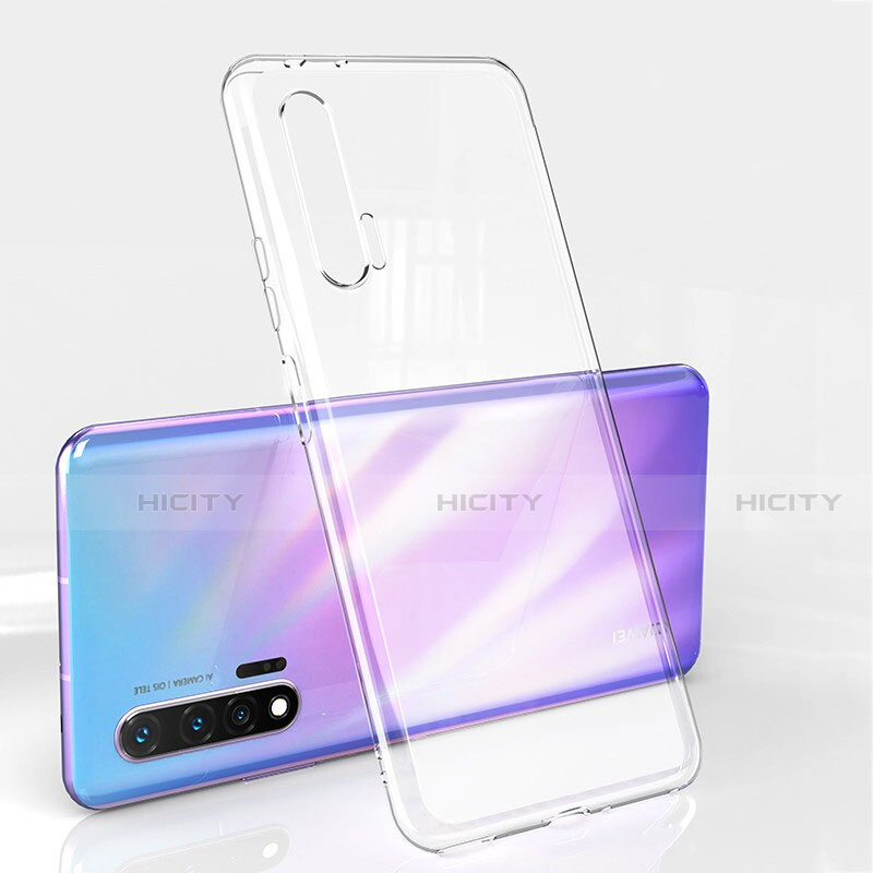 Silikon Schutzhülle Ultra Dünn Flexible Tasche Durchsichtig Transparent S04 für Huawei Nova 6