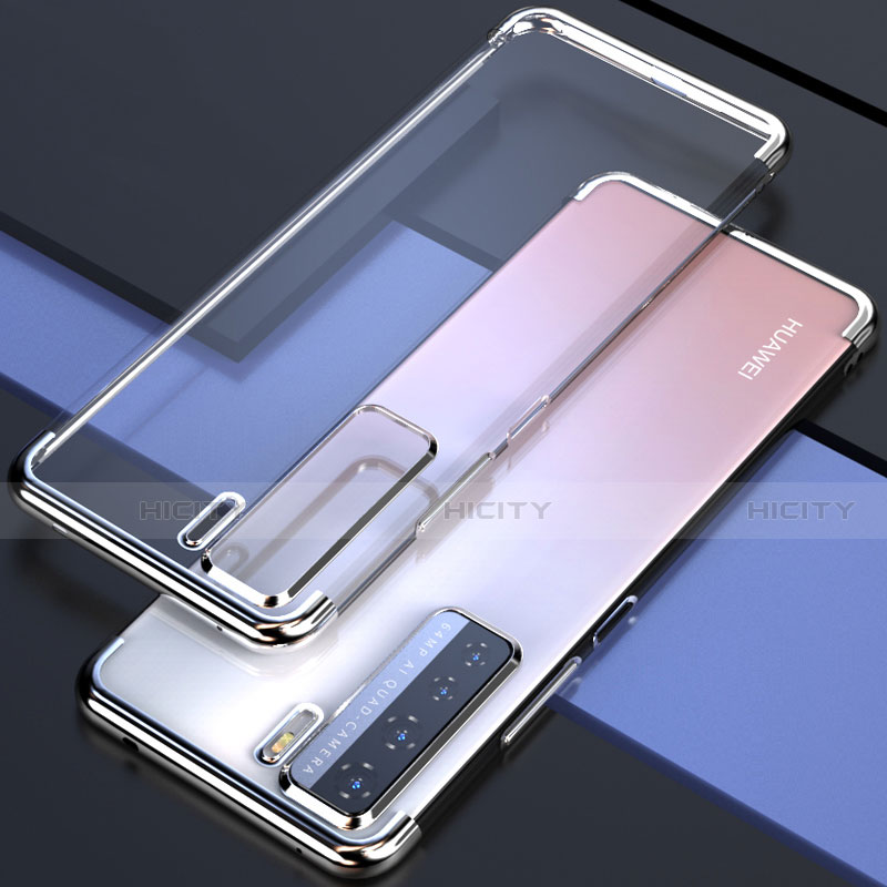 Silikon Schutzhülle Ultra Dünn Flexible Tasche Durchsichtig Transparent S04 für Huawei Nova 7 SE 5G groß