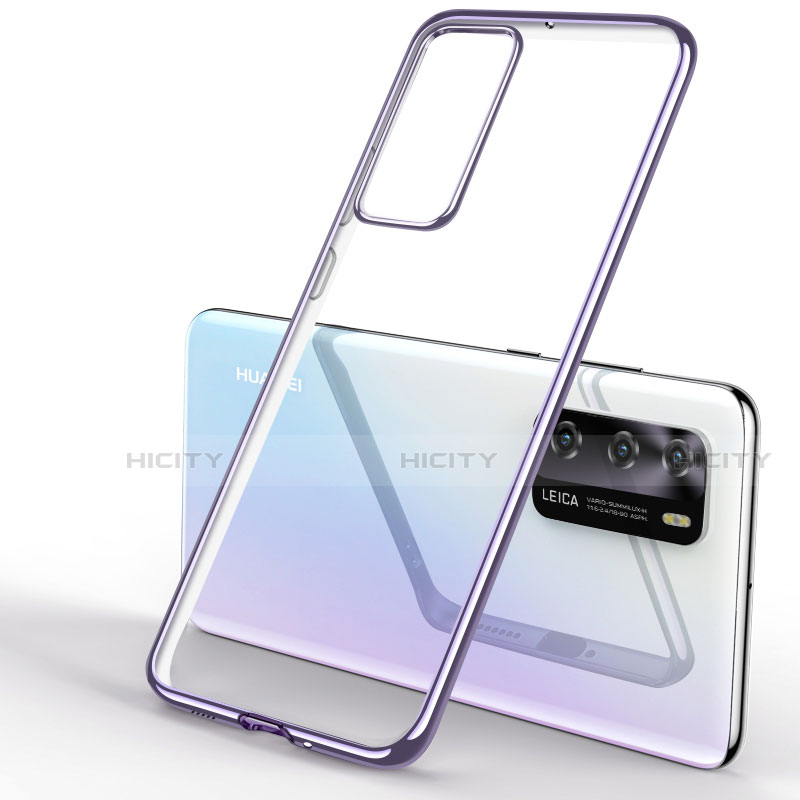 Silikon Schutzhülle Ultra Dünn Flexible Tasche Durchsichtig Transparent S04 für Huawei P40